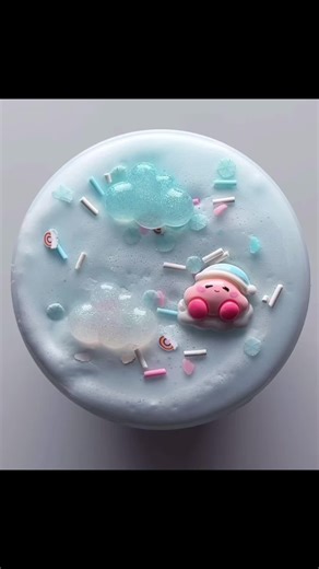 🩵☁️💤- Credits momone.slime on instagram (these vids are not mine) #slimeasmr #momoneslimes #fizzyslime #blue #satisfying