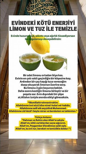 Lemon and Salt Method to Cleanse Bad Energy from Your Home 🍋