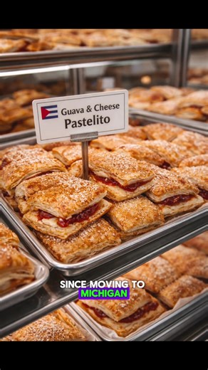 Ever since moving to Michigan, I haven’t been able to find a bakery that makes Cuban pastelitos… so I made them myself — and WOW 🤤 Flaky puff pastry filled with sweet guava and creamy cheese, baked golden with a crunchy sugar top. Honestly didn’t even miss the bakery after these. Save this recipe & let me know if you grew up eating pastelitos too 🇨🇺💛 ⸻ 🧾 Guava y Queso Pastelitos (Recipe Card) Ingredients • Puff pastry sheets (thawed) • Guava paste (sliced into strips) • Cream cheese (cut in