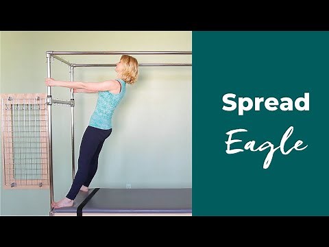 Spread Eagle on the Trapeze Table/Cadillac ⎮Pilates Encyclopedia
