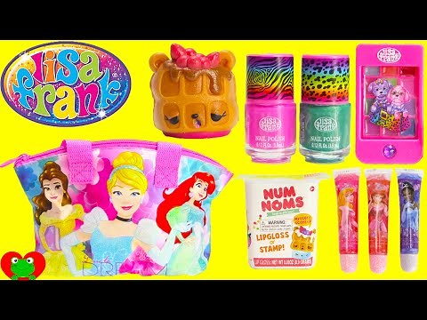 Disney Princess Purse with Lisa Frank Lip Balms Nail Polish Shopkins and More