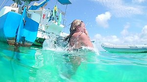 THE WATER SLIDE RIDE ABOVE AND UNDER WATER! | Delphi Watersports