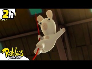 Special Top-Secret Mission 🕵️‍♂️ | RABBIDS INVASION 🐰 | 2H Compilation | Cartoon for kids