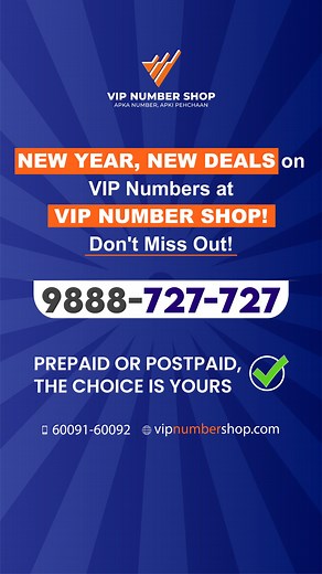 New Year, New Deals on VIP Numbers at VIP Number Shop! Don't Miss Out...