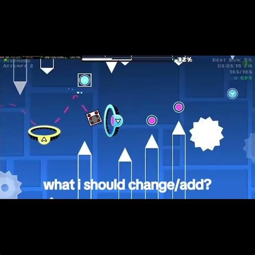 Working on a lucid dream based level day 1 #geometrydash #gd