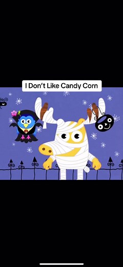Moose & Zee: I dont like candy corn #nostalgia #mooseandzee #noggin #halloween #childhood #childhoodmemories #childhoodsongs