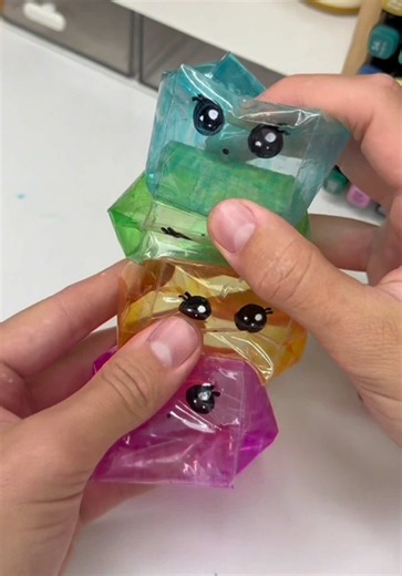💦DIY No Paper Ice Squishy🧊!? #diysquishy #papersquishy #papercrafts #cutecrafts #diycraft