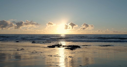 Sunrise, Sea, Ocean. Free Stock Video