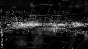 Background of mathematical formulas. The concept of education