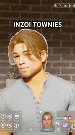 inzoi randomly generated townies are literal models #inzoi