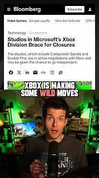 XBOX is CLOSING STUDIOS...