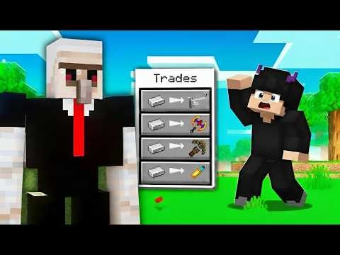 Minecraft, But Iron Golem Trades OP Items…