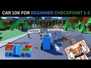 How to make this game so easy with this car design EP.2 ROBLOX: Build a Car to Kill Zombies