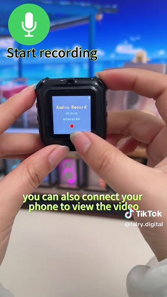 This recording and video recorder is really easy to use, and the picture is high-definition and three-dimensional. Take it out and record a good life. #Video recorder