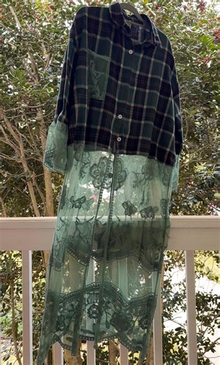 Plaid Coverup - Etsy