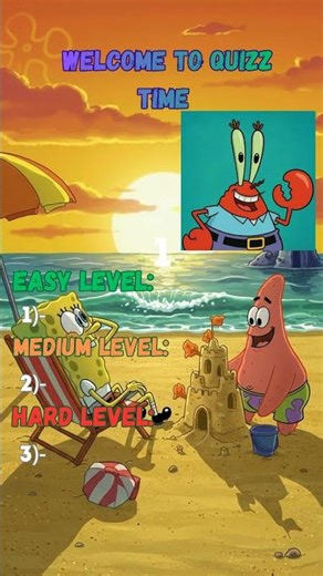 “Let’s see if you can guess these SpongeBob characters! ”#quiz #spongebob #quiztime