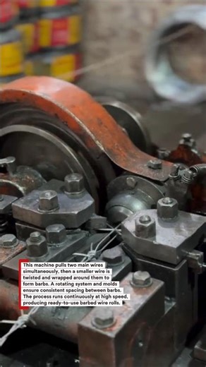 Super Fast Automatic Barbed Wire Machine!