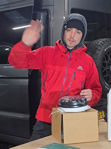 Another hole in the van 😬 Final roof cut done and the MaxxFan Dome is in. Plus fleece lining… and a flyscreen install that nearly broke me. 🎥 Full video live at 6pm today