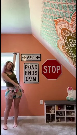 DIY Street Signs Wall Art for Your Bedroom Decor