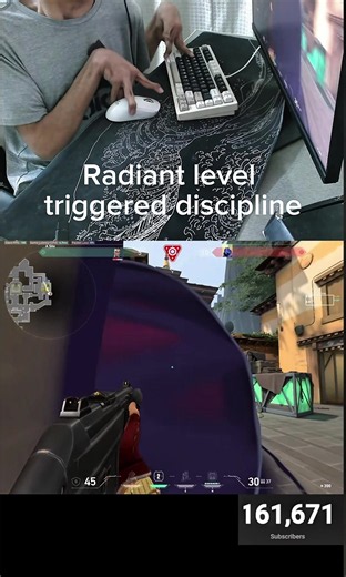 When You got radiant level trigger discipline in ascendant lobbies #valorant #valorantclips #gaming