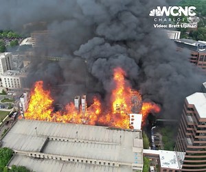 5-ALARM FIRE: Drone video from WCNC viewer Brett Lipman shows the scope of the massive 5-alarm fire near SouthPark Mall. Charlotte-Mecklenburg Police Department is asking people to avoid the SouthPark area so their crews can respond to the fire efficiently. Drivers are being asked by CMPD to avoid Liberty Drive, Fairview Road, Assembly Street, Barclay Downs Drive and Park South Drive until all flames are contained. WCNC Charlotte crews arrived on the scene and saw the aggressive flames destroyin