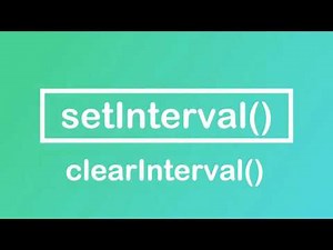 JavaScript Tutorial | setInterval & clearInterval
