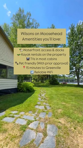 270 reactions · 21 shares | Stay where the lake feels like home. Wilson’s on Moosehead has all the amenities you’ll love. ✨ • #maine #mooseheadlake #mainecamps #mainecabins #lakelife #mainesummer #mainelife | Wilsons On Moosehead Lake | Facebook
