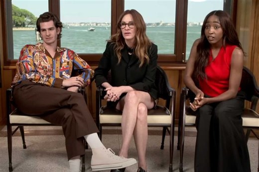 Ayo Edebiri's Response After Being Excluded from an Interview Question with Julia Roberts and Andrew Garfield Goes Viral