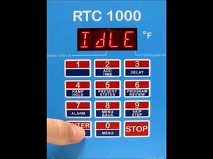 Bartlett RTC1000 | Programing A Ramphold Program