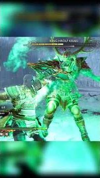 ZERO Damage vs King Hrolf! Ultimate Skofnung Build 🔥 #GodOfWarRagnarok
