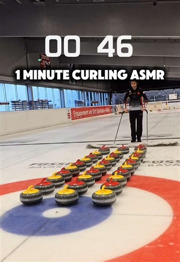 1 Minute Curling ASMR🥌 #curling #asmr
