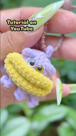 Watch this adorable baby octopus amigurumi come to life! 🐙💜
