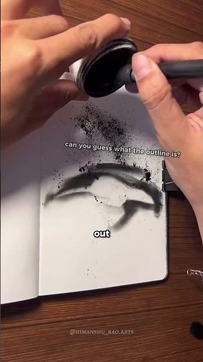 He makes it simple create ultra-realistic charcoal drawings 🤔