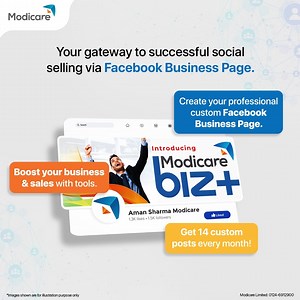 127K views · 891 reactions | Modicare Biz+ is your new digital business partner in your Azadi journey! With a Facebook Business Page, this is your gateway to social selling success. To learn more, visit: https://bit.ly/3H6mOt0 #Modicare #LiveTheModiway #SochBadlo #ModicareBiz+ #AtootBandhan | Modicare India | Facebook