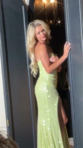 Jovani 43441 - Keyhole Detail Prom Dress