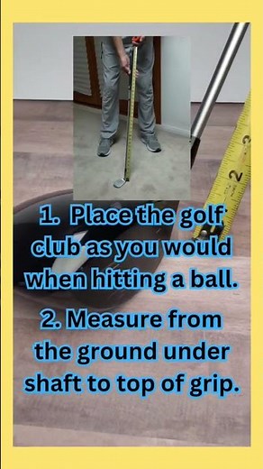 How to Measure a Golf Club #golf