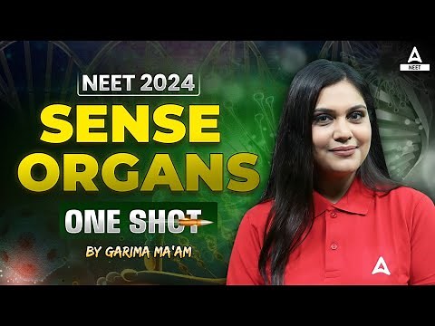 Sense Organs One Shot | Neural Control and Coordination | NEET 2024 Biology | Garima Goel