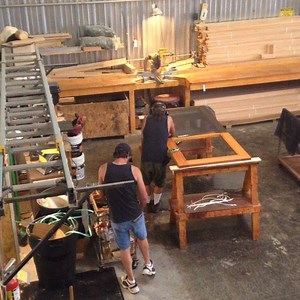 Morning in the yurt wood shop. #coyurtco #yurts coloradoyurt.com | Secret Creek