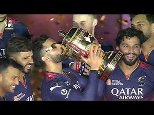 RCB cup 🏆lifting moment 2025