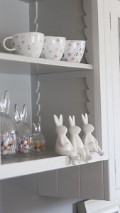 Meet our new shelf sitting bunnies 🐰 featured in our brand new Spring collection, I think these are one of my favourites 😍 #springtime #prettylittlehome #springdecor #easterdecor #springrabbit #easterbunny #bunnies #lovehome #loveyourhome #smallbusiness #newseason | Pretty Little Home