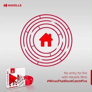 Bring home Havells Life Line Plus S3 HRFR Cables to safeguard your home from fire hazards as well as damage from rodents. Buy now: https://bit.ly/Havells_wires #WiresThatDontCatchFire | Havells