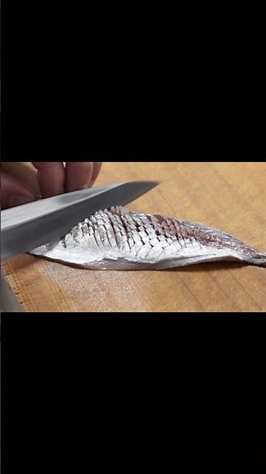 鹿の子包丁で変わるアジの刺身｜食感が別物になる切り方
