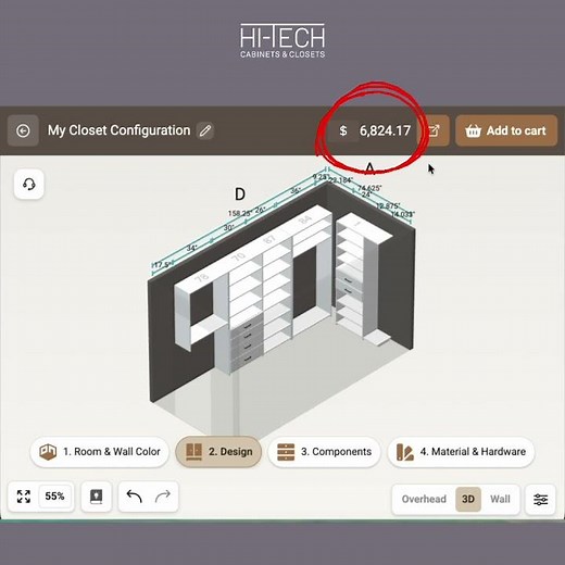 Design A Custom Closet Around Your Budget #closetdesign #customclosets