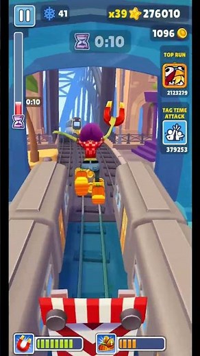 ❄️ Storm of Snowflake Subway Surfers Sleigh Update with Northern Sky View 🎅🎁 #subwaysurfers #shorts