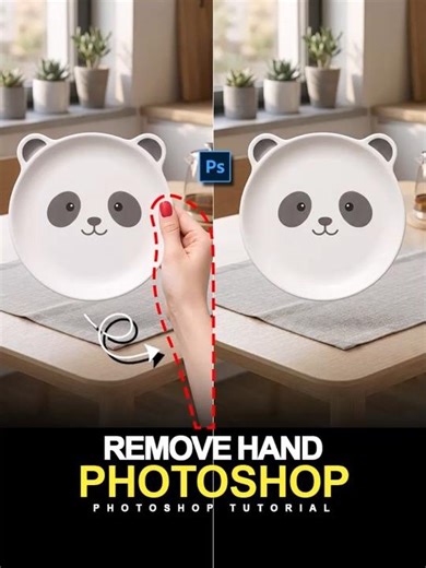 Remove unwanted hand in seconds using Photoshop 2026 AI