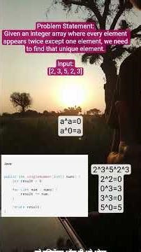 Find the Unique Element in O(n) Time | Master XOR in 5 Minutes 🚀 #striver #leetcode #takeuforward