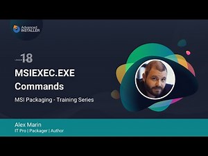 MSI Packaging FREE MSI Training & Certification | Lesson 18: MSIEXEC.EXE Switches