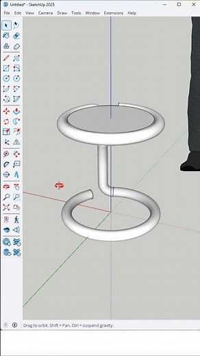 SketchUpTutorial ✨️How make a Chair in SketchUp?