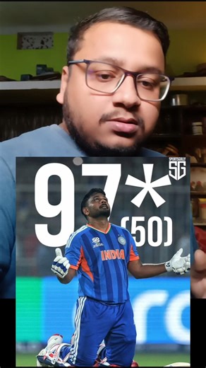 A Knock for the Ages! 🔥 97 (50) by Sanju Samson in a Virtual Quarter-Final 😳🇮🇳*📝 #t20worldcup2026