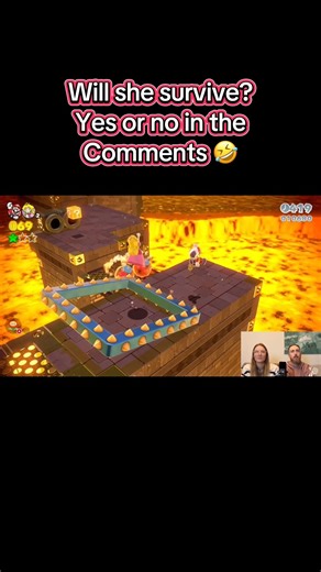 Kriste Vs Square Round 2! #supermario3dworld #mario3dworld #couplegaming #nintendoswitch2